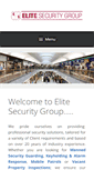 Mobile Screenshot of elitesecuritygroup.co.uk
